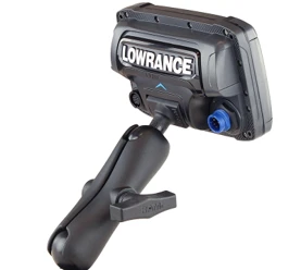 RAM Mounts Lowrance Elite-5 & Elite-7 Ti Double Ball Mount F 1.5" No Base